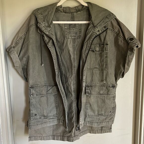 American Eagle Outfitters Military Cargo Jacket S/XS - Picture 11 of 11